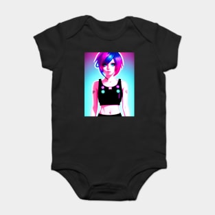 anime design anime girl  manga Baby Bodysuit